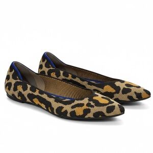 Rothy’s the Point Big Cat Leopard Print size 8.5